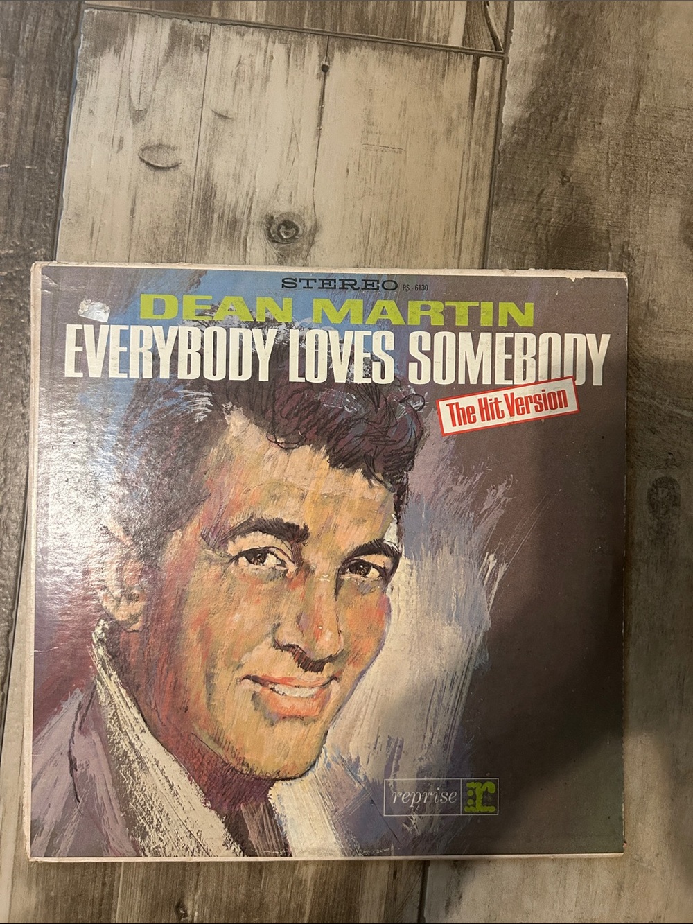 Vintage 1964 vinyl record Dean Martin “Everybody Loves Somebody" original cover
